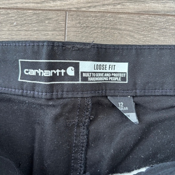 Carhartt Black Loose Fit Pants - Picture 2 of 4